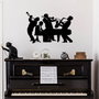 Wallity L Accesorio Decorativo de Pared de Metal Negro 70x46 cm